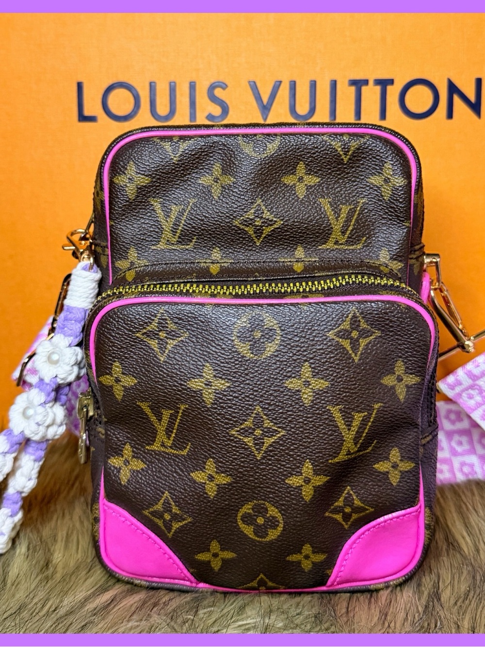 Louis Vuitton Brown Monogram Crossbody Amazone